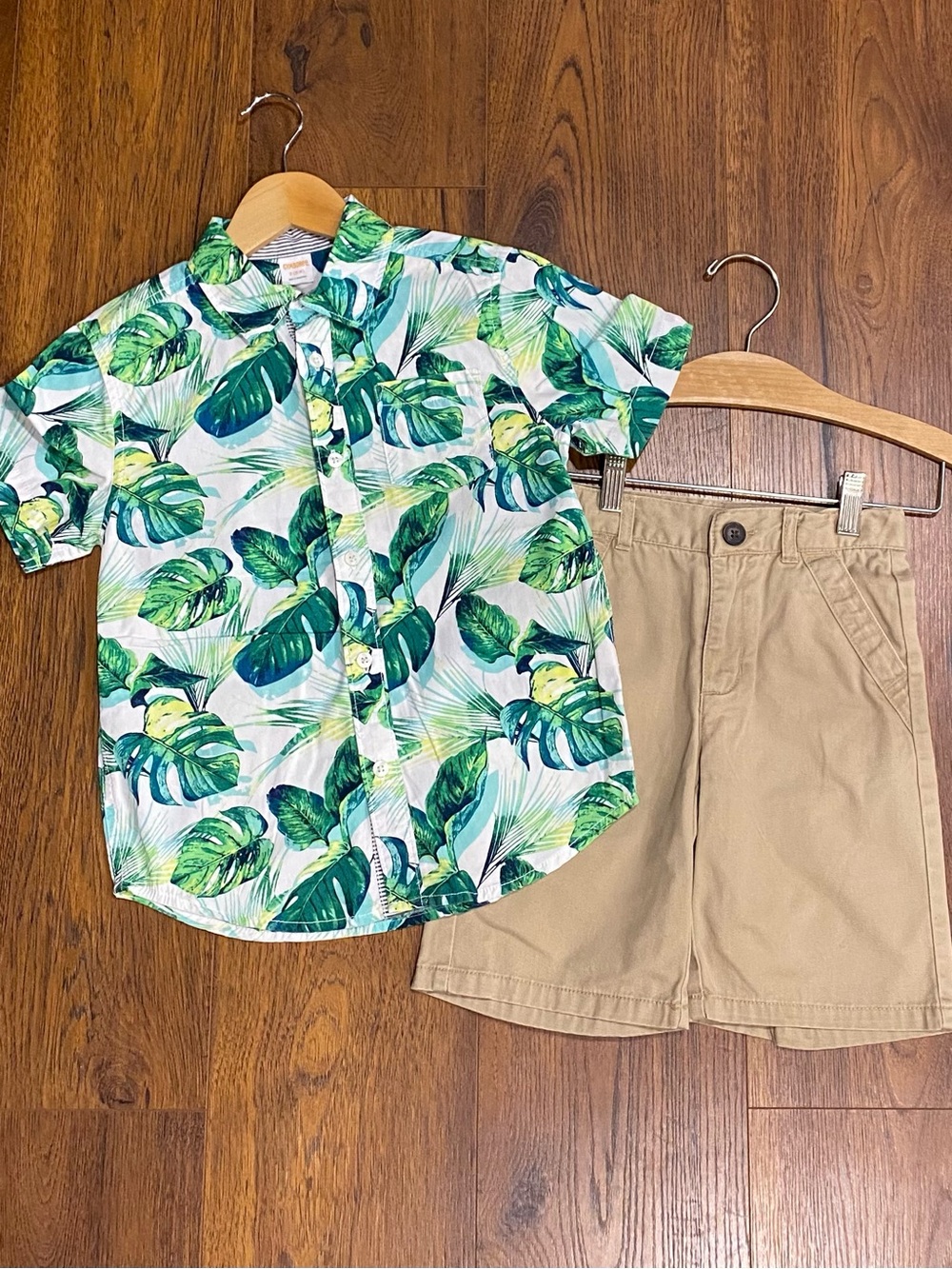 Gymboree Boys ‘Safari Ranger’ Boys Tropical Shorts Set Size 6